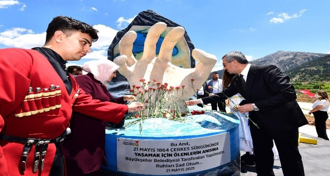Çerkes Sürgünü Anıtı açıldı